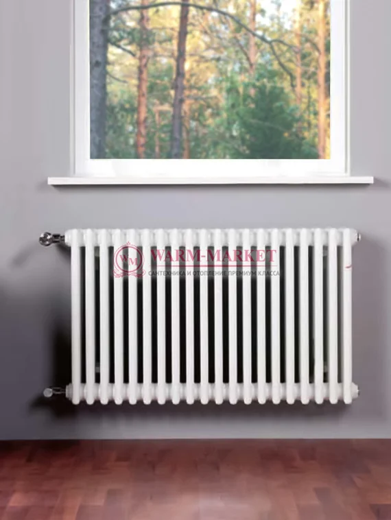 Трубчатый радиатор Zehnder 6026 №1270 с боковым подключением