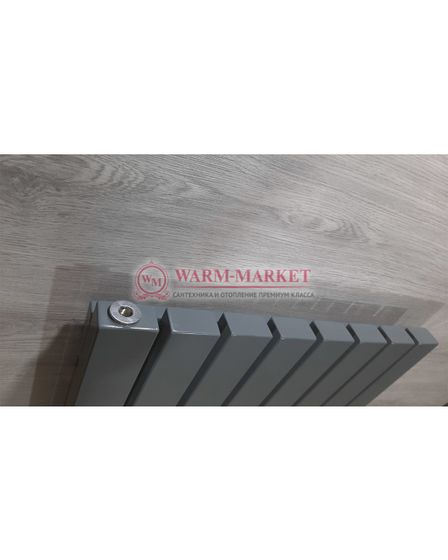 Steel V 50х30 1500 - вертикальный трубчатый дизайн-радиатор, 11 секций