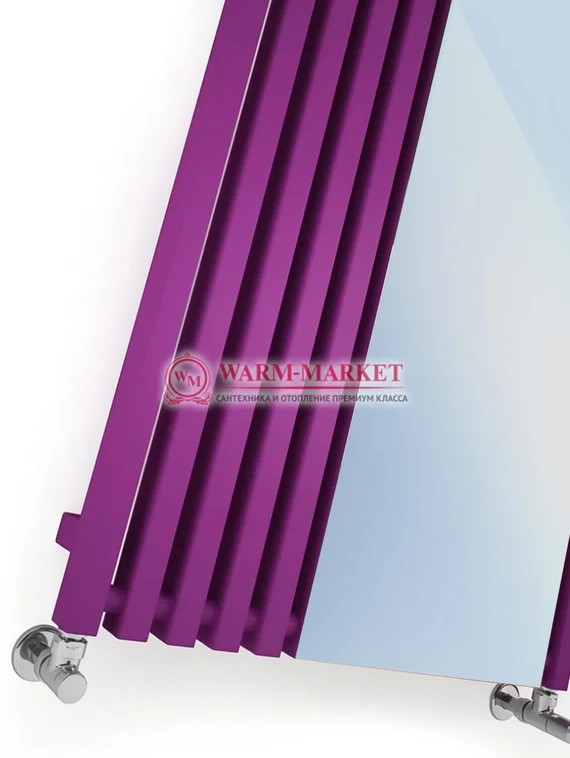 Terma Triga M - водяной или электрический дизайн радиатор с зеркалом высотой 1900 мм