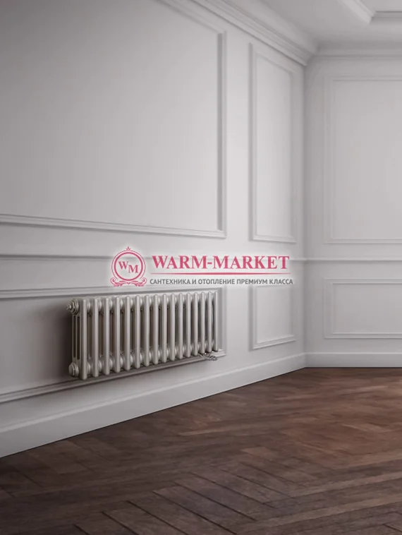 Трубчатый радиатор Dia Norm 3037 трехтрубный, боковое подключение