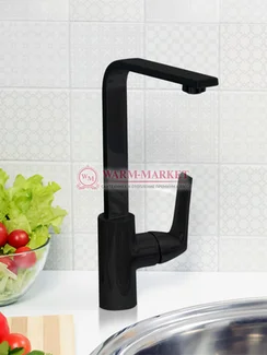 Смеситель для кухни черный Neime 1907-Bl