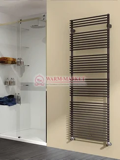 Полотенцесушитель Irsap Flauto из нержавеющей стали с горизонтальными закругленными трубками