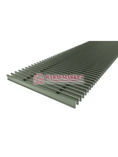Решетка для конвектора Vitron бронзовая анодированная из алюминия шириной 200 мм.