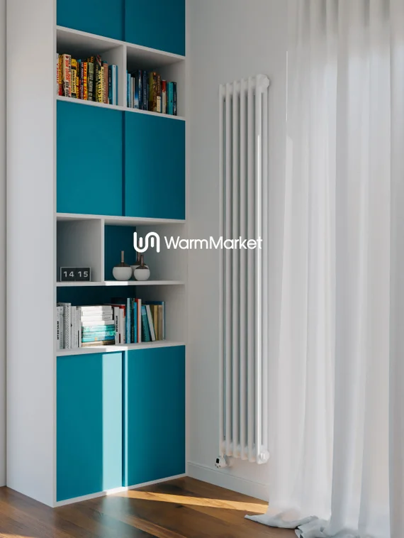 Bareng Softy Electric 2180 - электрический вертикальный двухтрубный трубчатый радиатор высотой 1800 мм