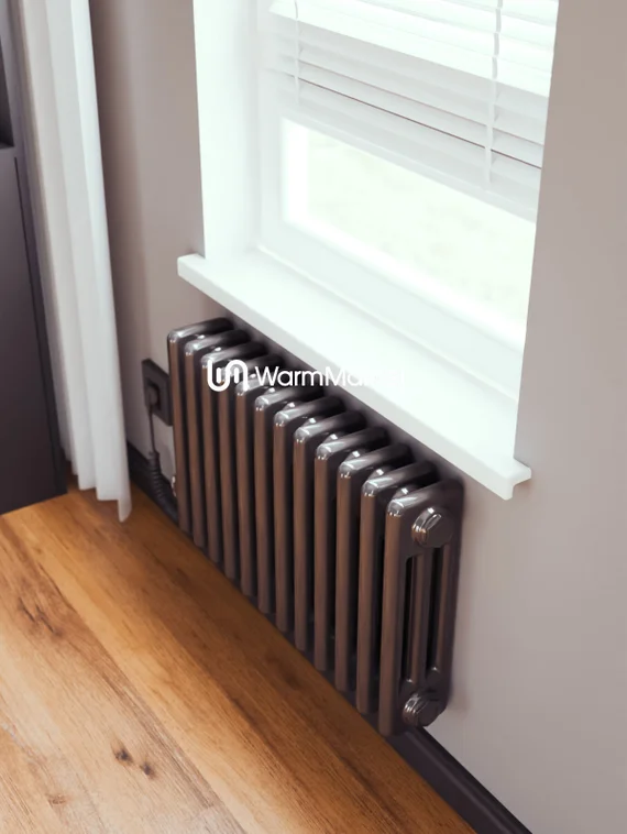 Bareng Softy Electric 3037 - электрический трехтрубный трубчатый радиатор высотой 370мм