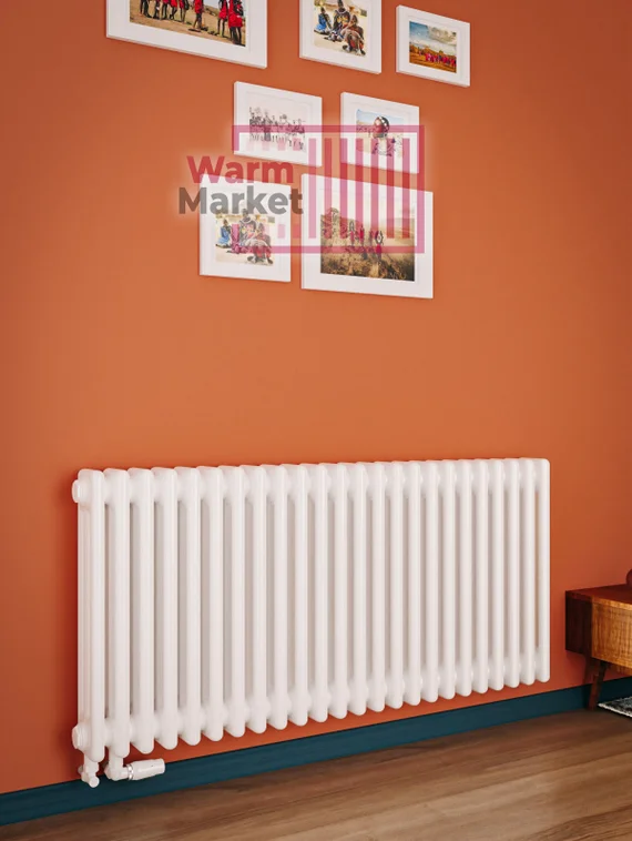 Трубчатый радиатор Solira 3090 N69 нижнее подключение, кремовый (RAL 9001)