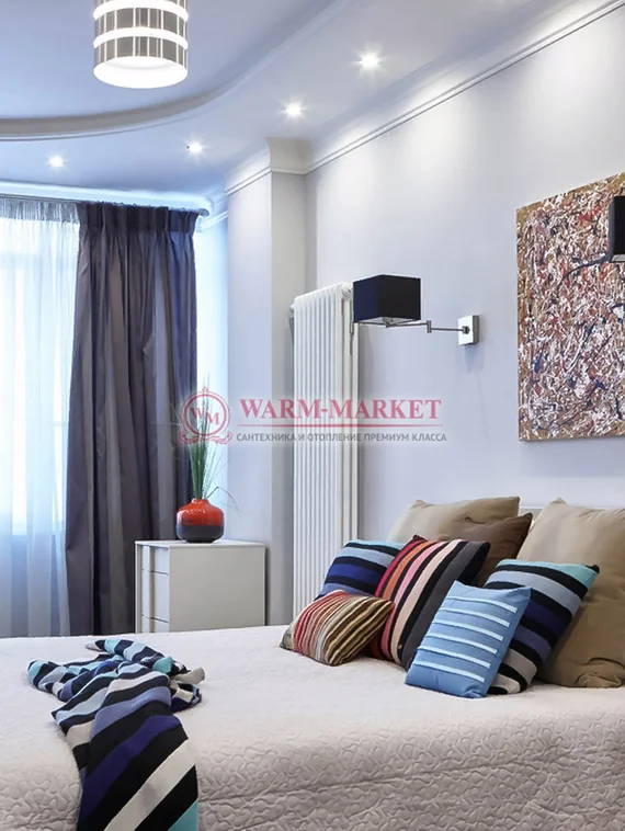 Трубчатый радиатор Arbonia 5220 пятитрубный боковое подключение