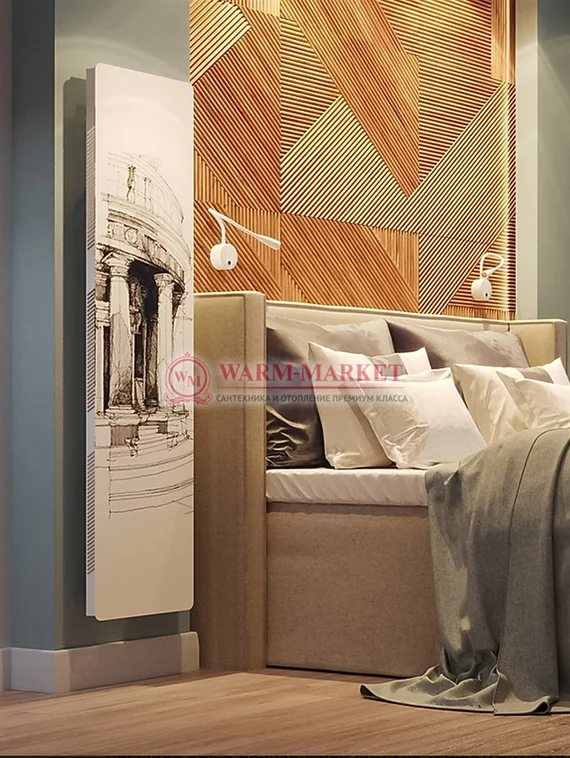 Электрический дизайн-конвектор Chinook Electro шириной 400 мм