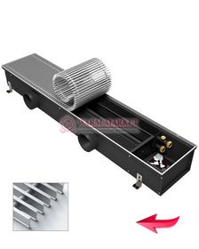 Конвектор внутрипольный Varmann Ntherm Air без вентилятора c алюминиевой решеткой натурального цвета