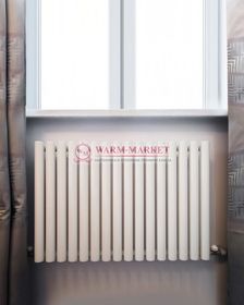 Трубчатый радиатор KZTO Garmonia V1 высотой 545 мм напольного исполнения