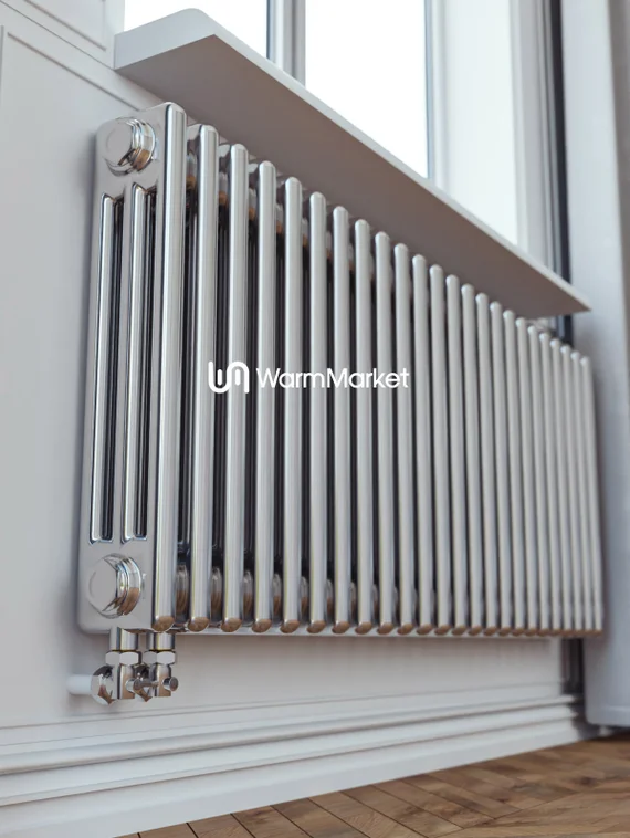 Axxinot Sentir Chrome 3050 - стальной трубчатый радиатор, нижнее подключение N69