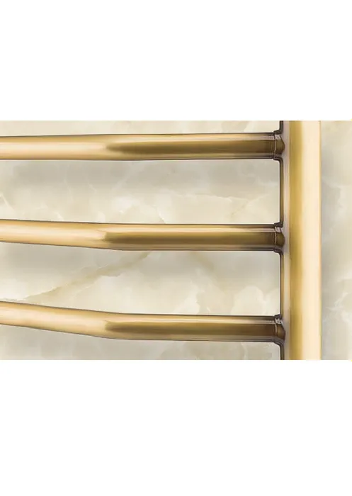 Garsia Mikena - классический полотенцесушитель в форме лесенки цвета бронза | Фото 2