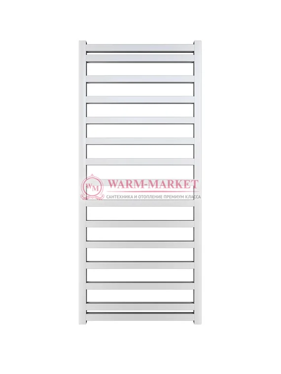 Mandarino Quadrata 500х1200 - цветной полотенцесушитель из анодированного алюминия, модель 15/12