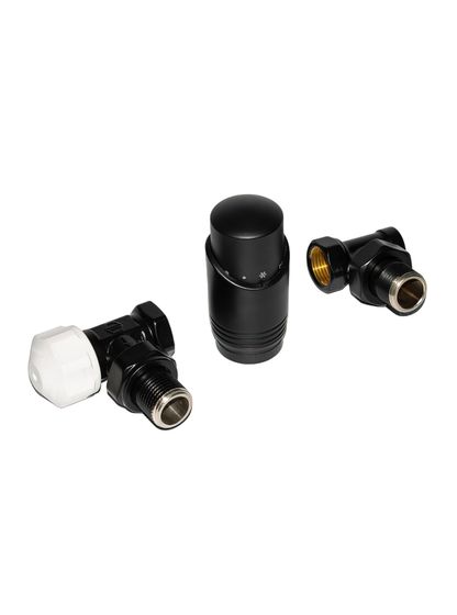 Угловой набор подключения 1/2 Axxinot с термоголовкой Delta