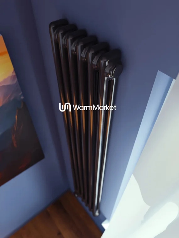 Bareng Softy Electric 2150 - электрический вертикальный двухтрубный трубчатый радиатор высотой 1500 мм