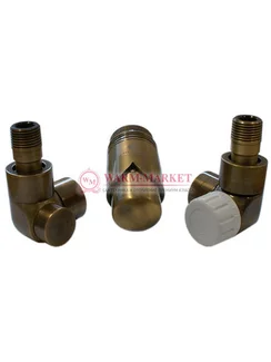 Комплект термостатический Exclusive 6017 Античная Латунь