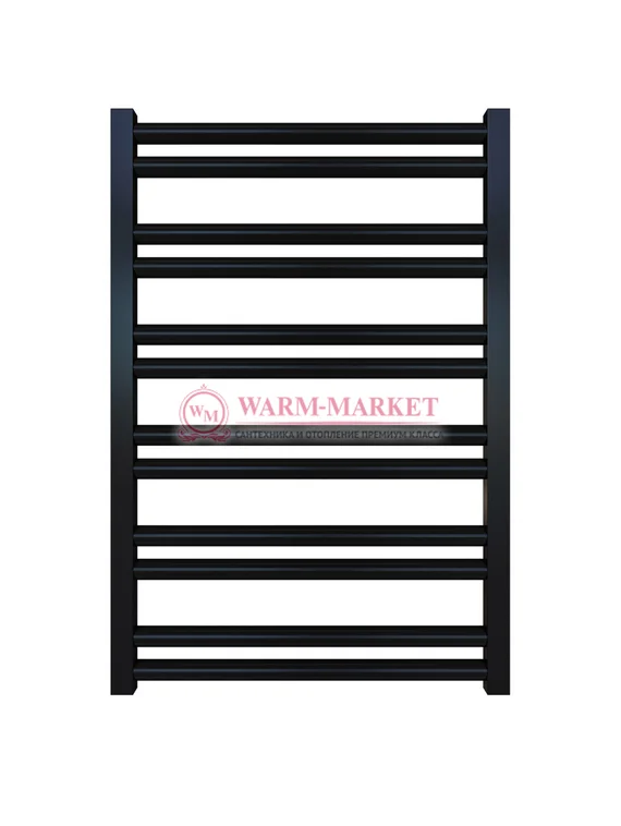 Mandarino Tubo 500х800 - цветной полотенцесушитель из анодированного алюминия, модель 12/21