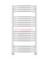Виктория П20 - водяной полотенцесушитель, нижнее подключение, белый