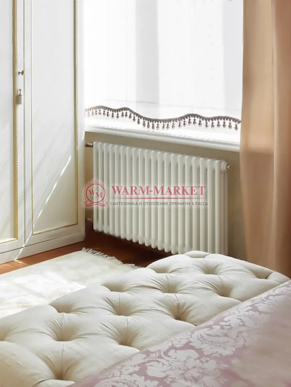 Трубчатый радиатор Arbonia 5075 пятитрубный нижнее с вентилем подключение