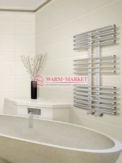 Sahara  - водяной полотенцесушитель с закругленными перекладинами.
