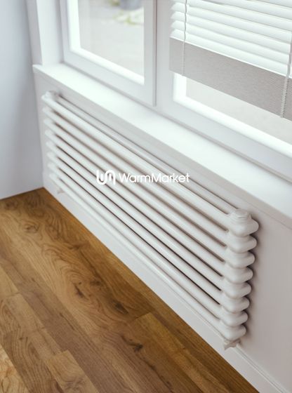 Bareng Softy Z 2180 - двухтрубный трубчатый радиатор шириной 1800 мм, нижнее разнесенное подключение