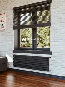 Bareng Tipe Z 3000 - горизонтальный трубчатый радиатор шириной 3000 мм, боковое подключение