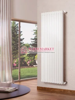 Вертикальный трубчатый радиатор Irsap Tesi RT 31800-12 №30, трехтрубный с боковым подключением.