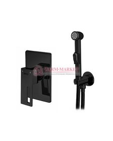 Встраиваемый комплект для биде со шлангом 120 см черный A01557-Bl