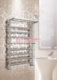 Hendriks-полотенцесушитель с двумя полками, нижнее подключение