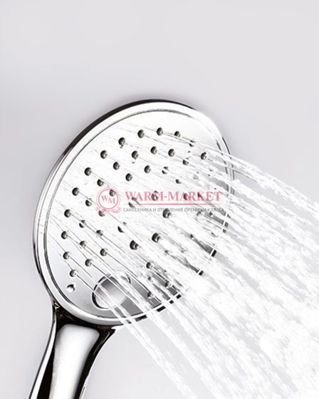 Встраиваемый комплект для душа с верхней душевой насадкой и лейкой черный А14030-Bl