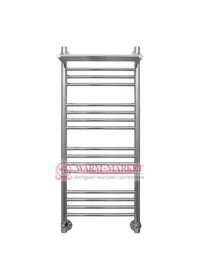 Mini P 1000х400 - узкий полотенцесушитель с полкой из нержавеющей стали 400 мм. шириной