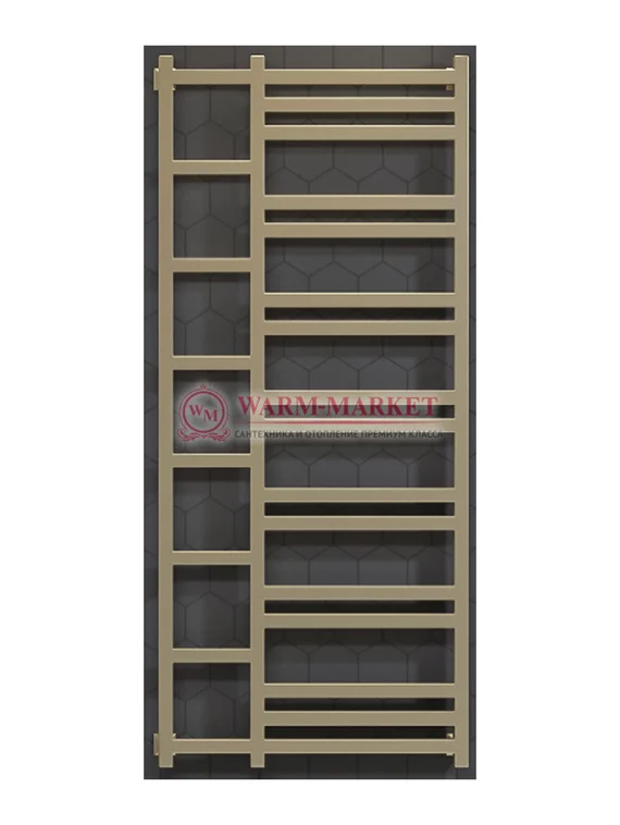 Quadro-21 - водяной дизайнерский полотенцесушитель из нержавеющей стали