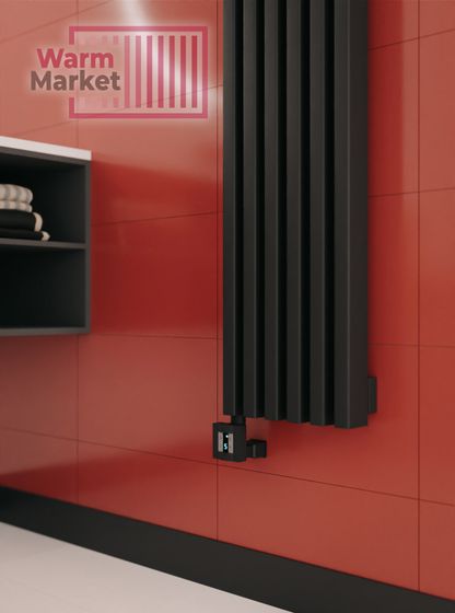 Axxinot Cardea 60х30 VE - вертикальный электрический радиатор высотой 1500 мм, 3 секции