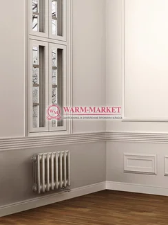 Трубчатый радиатор Dia Norm 3037-8 секций, трехтрубный с боковым подключением.