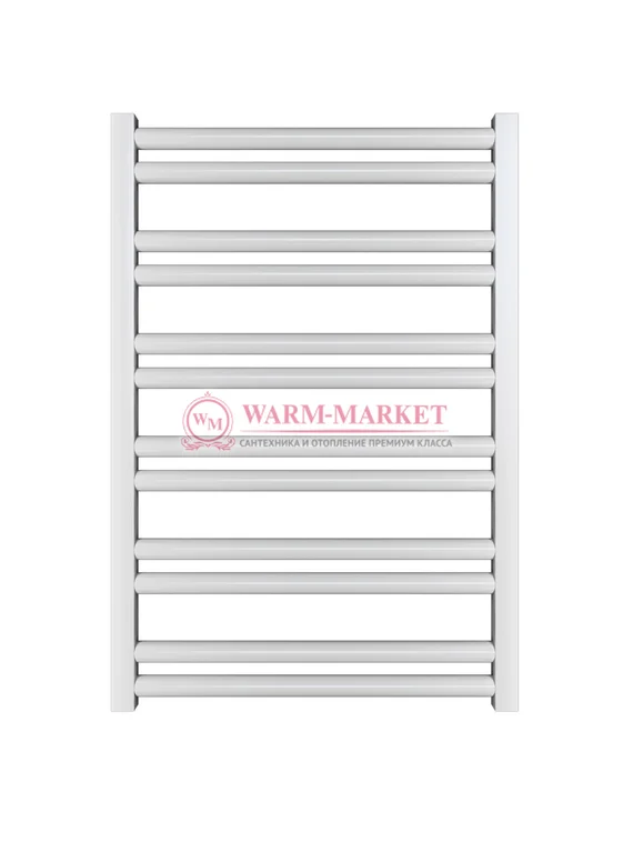 Mandarino Tubo 500х800 - цветной полотенцесушитель из анодированного алюминия, модель 12/21