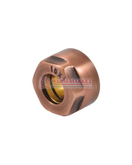 Резьбовое соединение для медных труб GW 3/4 x 15MM Античная латунь