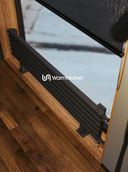 Bareng Tipe ZN 600 - напольный трубчатый радиатор шириной 600 мм, боковое подключение