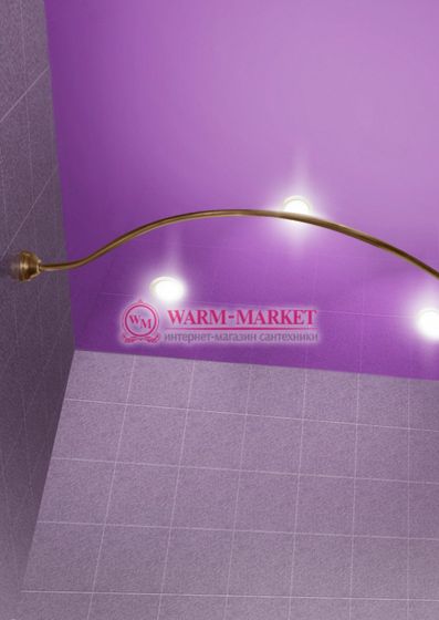 Карниз по контуру ванны серия Comfort цвет бронза (противоположные стены)