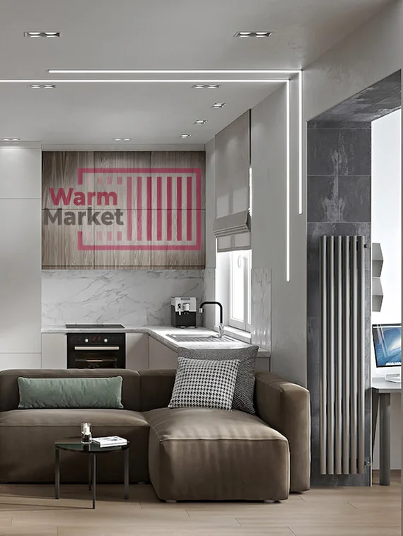 Diametro 42 V - вертикальный трубчатый радиатор высотой 1000 мм, 13 секций