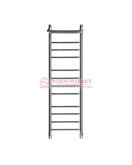 Galant 4 (прямой) - водяной полотенцесушитель с полкой из нержавеющей стали