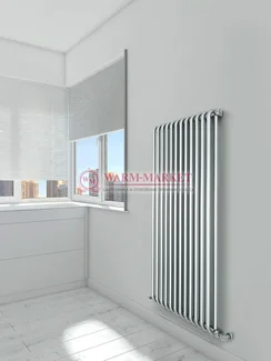 Вертикальный трубчатый радиатор KZTO RS‌-2 высотой 1540 мм