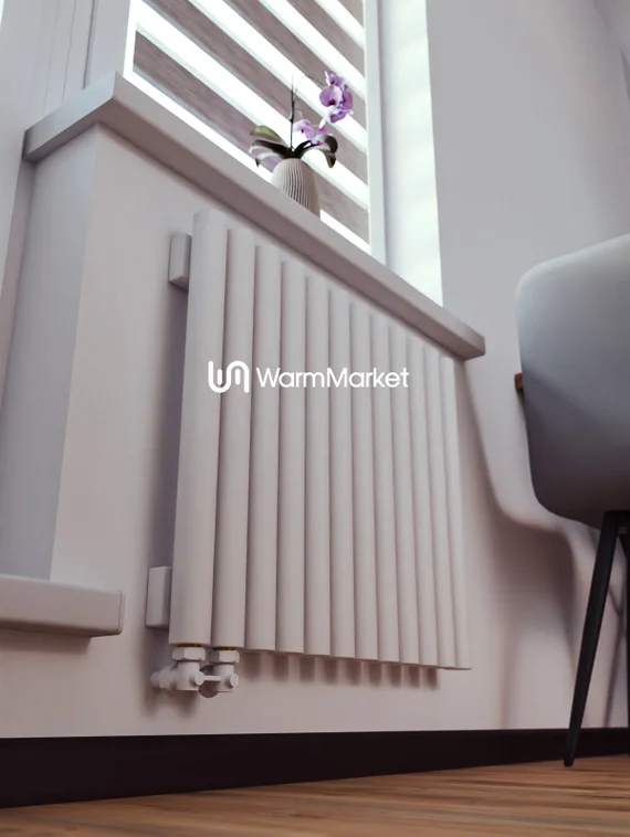 Bareng Monte V 900 - вертикальный трубчатый радиатор высотой 900 мм, нижнее левое подключение
