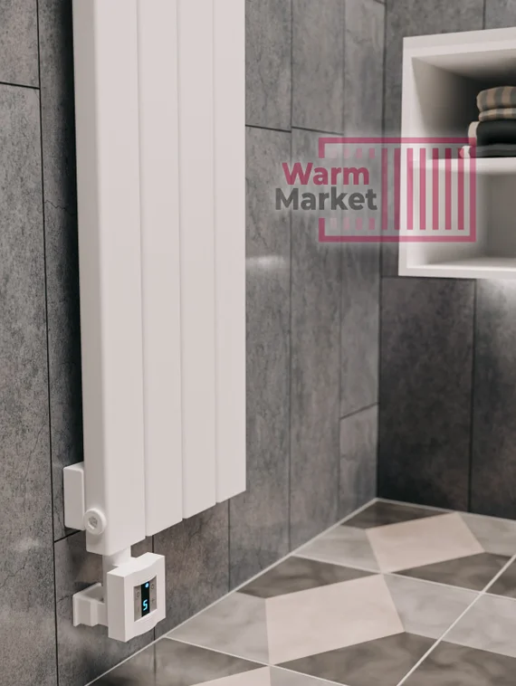 Axxinot Adero 30х60 VE - вертикальный электрический радиатор высотой 1500 мм, 8 секций