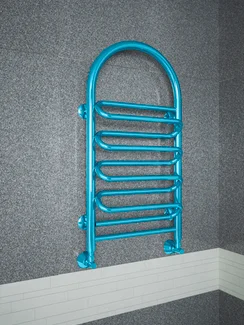 Liana Classic Ral - цветной полотенцесушитель с изогнутой перекладиной