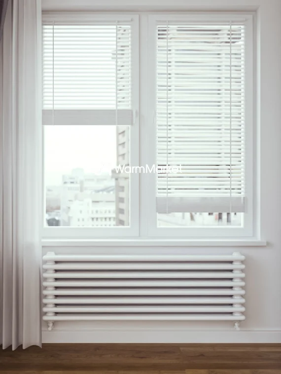 Bareng Softy Z 3070 - трехтрубный трубчатый радиатор шириной 700 мм, нижнее разнесенное подключение