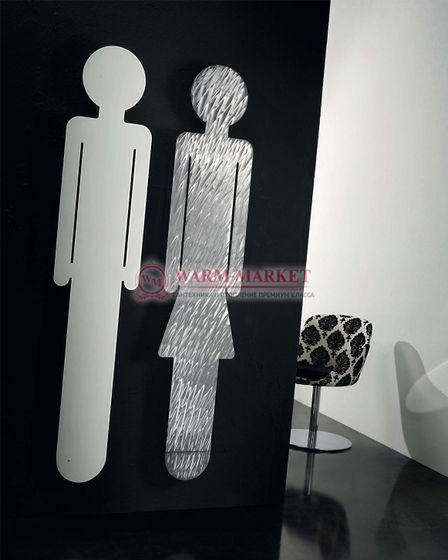 Вертикальный дизайн радиатор Antrax IT Oreste and Emma