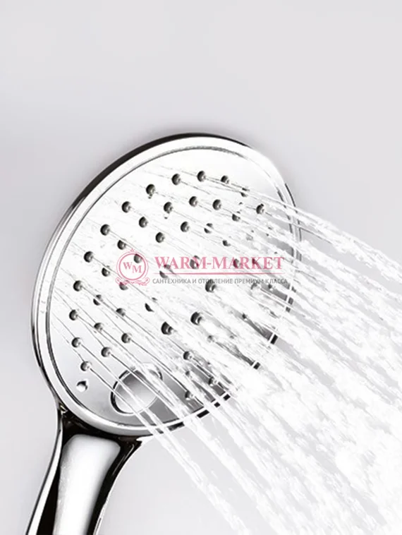 Встраиваемый комплект для душа с верхней душевой насадкой и лейкой черный А14030-Bl