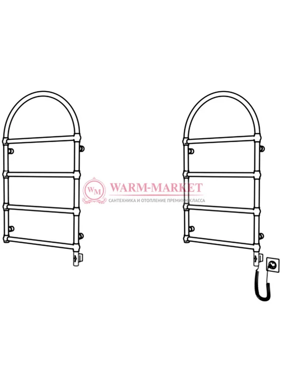 Полотенцесушитель ArtofSpace Retro Arc