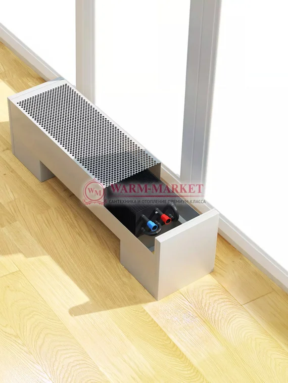 Конвектор напольный Helios Therm Alpha Floor (CAF) с нижним подключением высотой 230мм