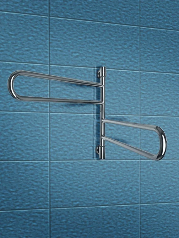 Электрический поворотный полотенцесушитель KARO E с малым энергопотреблением